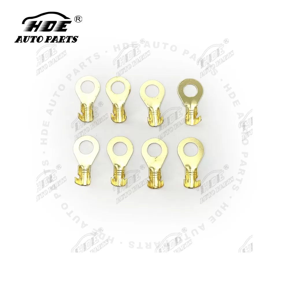 DJ431-6C Stud Brass Open Barrel Ring Terminal